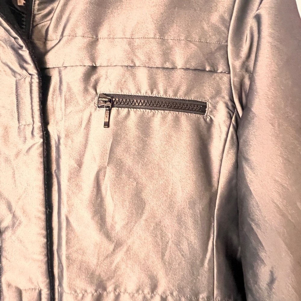 Jones New York Metallic Grey Coat - Size S - Picture 5 of 14
